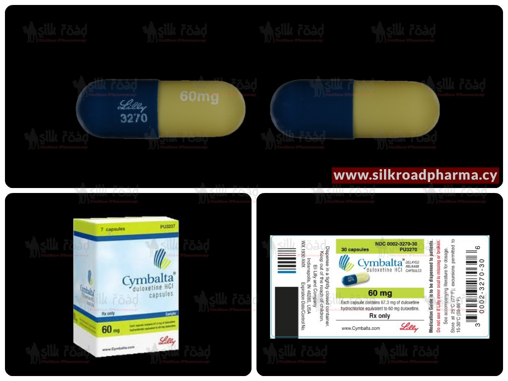 Buy Cymbalta (Duloxetine HCL) 60mg [cap] silkroad online pharmacy