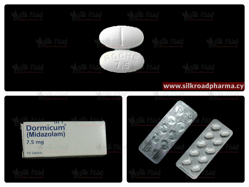 Buy Dormicum (Midazolam) 7.5mg silkroad online pharmacy