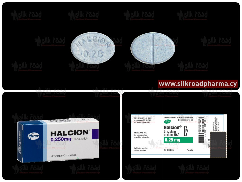 Buy Halcion (Triazolam) 0.250mg silkroad online pharmacy