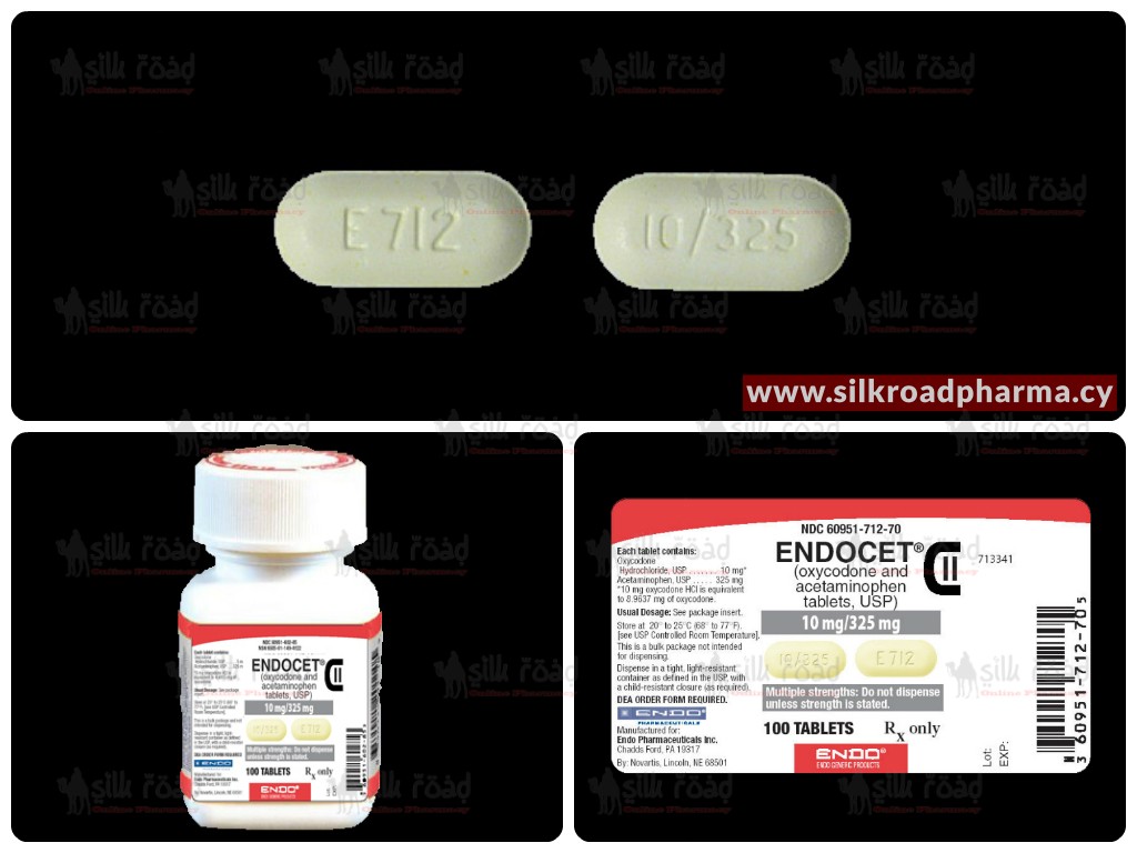 Buy Endocet (Oxycodone & Acetaminophen) 10/325mg silkroad online pharmacy