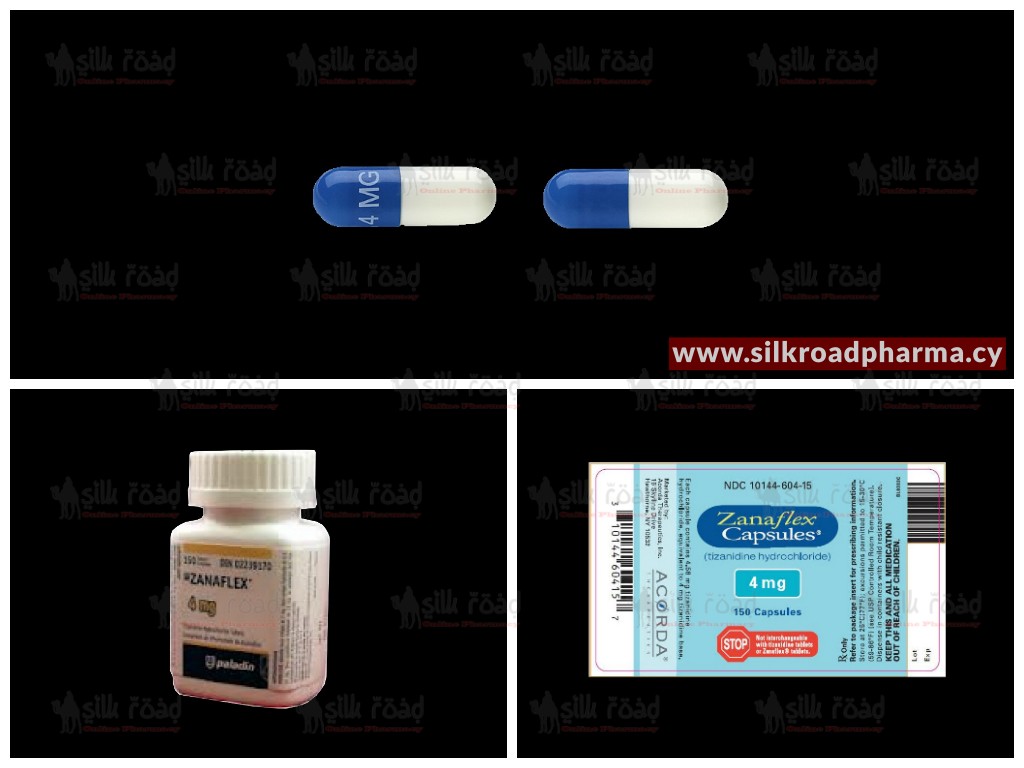 Buy Zanaflex (Tizanidine) 4mg silkroad online pharmacy